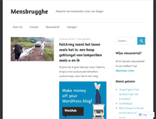 Tablet Screenshot of mensbrugghe.be